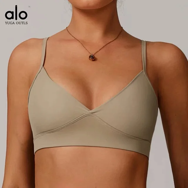 Alo Yoga Underwear DWX8998 V-Neck Sports Bra product detail image 7