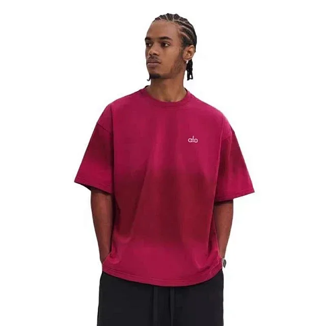 Alo T-Shirts Oversized washed crew-neck T-shirt product detail image 5
