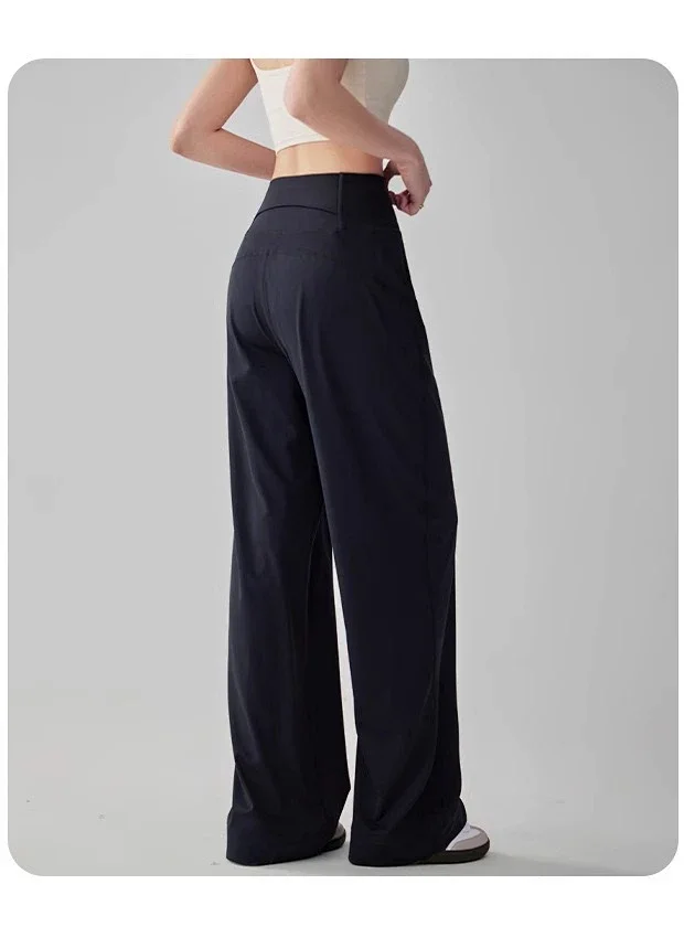 Alo Trousers High-Waisted Wide-Leg Pants product detail image 15