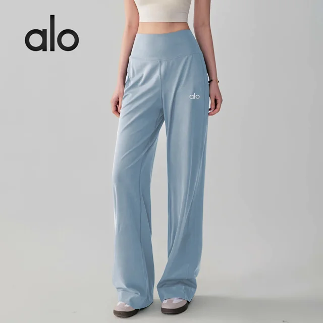Alo Trousers High-Waisted Wide-Leg Pants product detail image 5