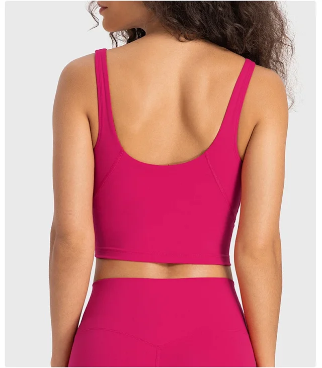 Alo Yoga Underwear Scoop-Neck Longline Sports Bra product detail image 53