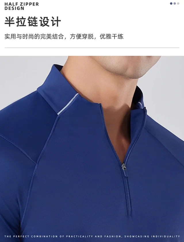 Alo Yoga T-Shirts Long-Sleeve Half-Zip Performance Top product detail image 23