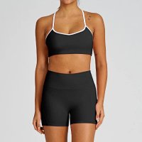 Midnight Black – Shorts Bra
