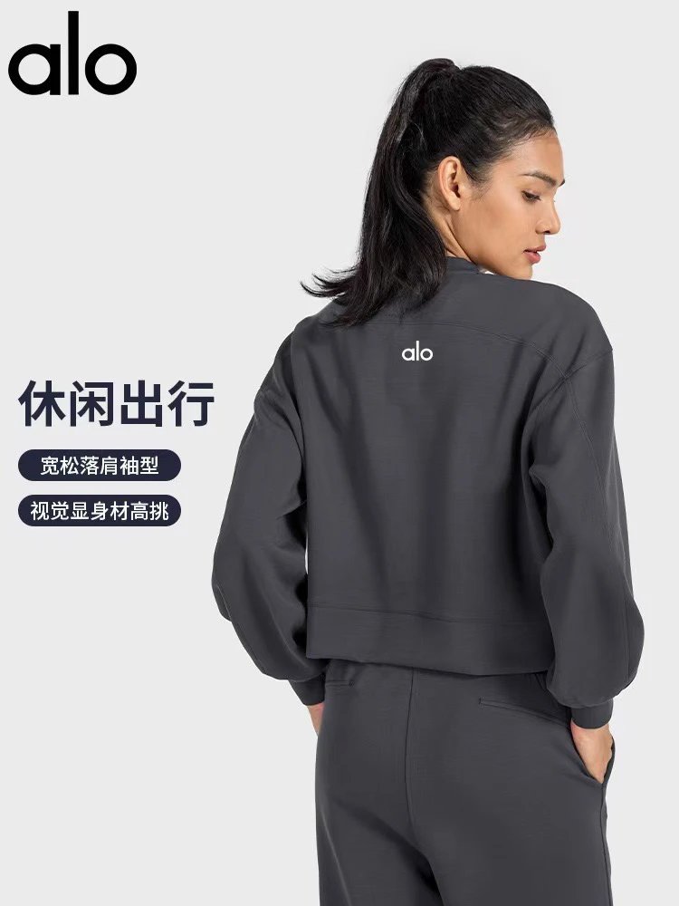 Alo Relax出行宽松落肩袖型卫衣 [3 styles]