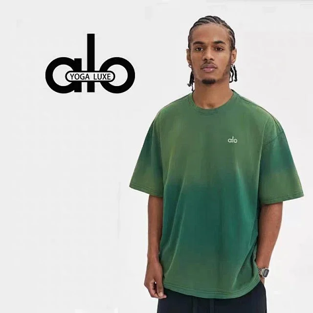 Alo T-Shirts Oversized washed crew-neck T-shirt product detail image 1