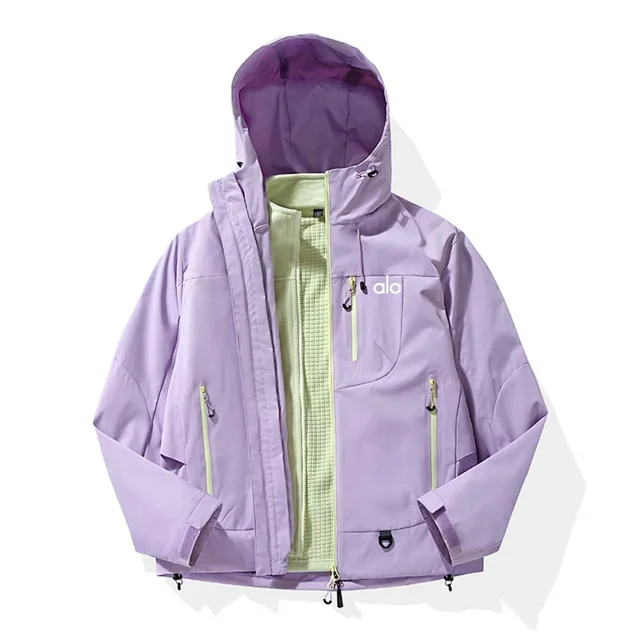 Alo Jackets Hooded 3-in-1 Outdoor Jacket with Fleece Lining product detail image 6