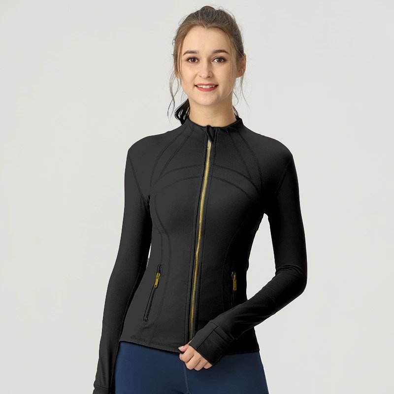 Lululemon Define Jacket Navy with Gold Zip Outerwear - 17