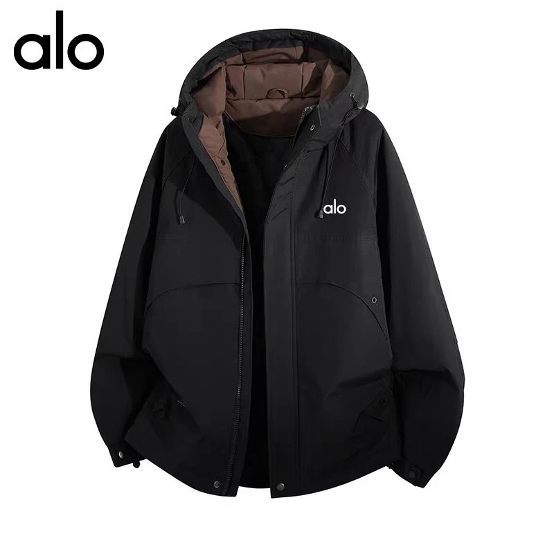 Alo Down Jackets Hooded insulated jacket with flap pockets image 2