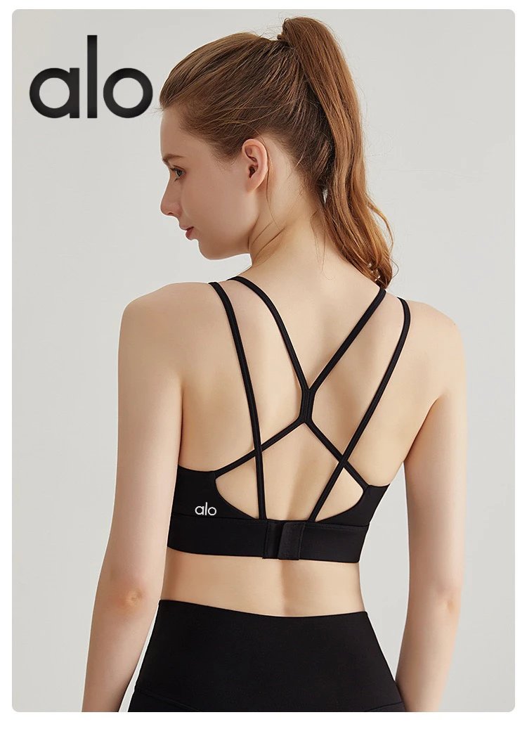 Design Racerback Sports Bra Black Activewear - 3