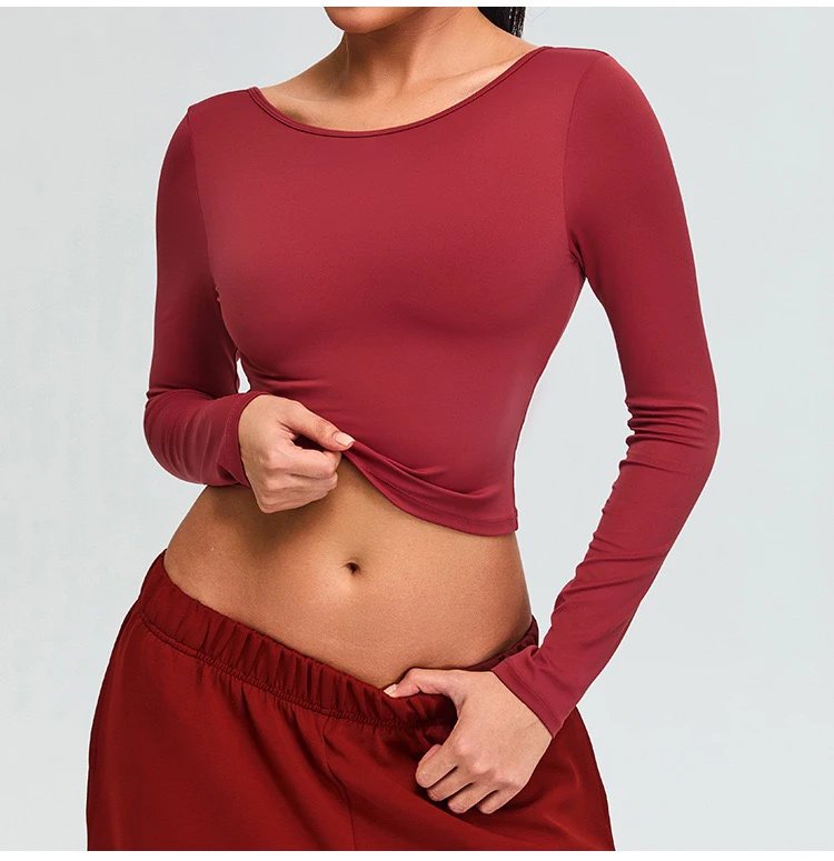 Design Wide-Leg Jogger Pants Burgundy Sweatpants - 26