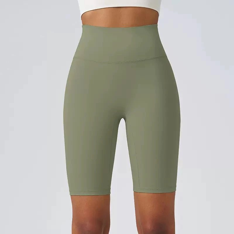 Alo Yoga Shorts High-Waist Biker with Side Phone Pocket image 11