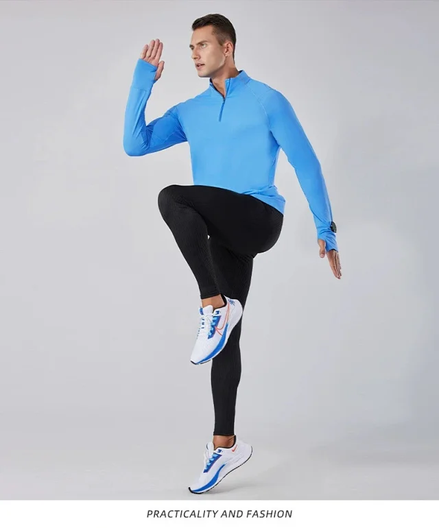 Alo Yoga T-Shirts Long-Sleeve Half-Zip Performance Top product detail image 17