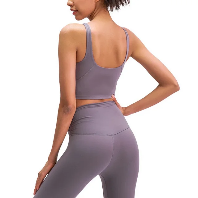 Alo Yoga Underwear Scoop-Neck Longline Sports Bra product detail image 29