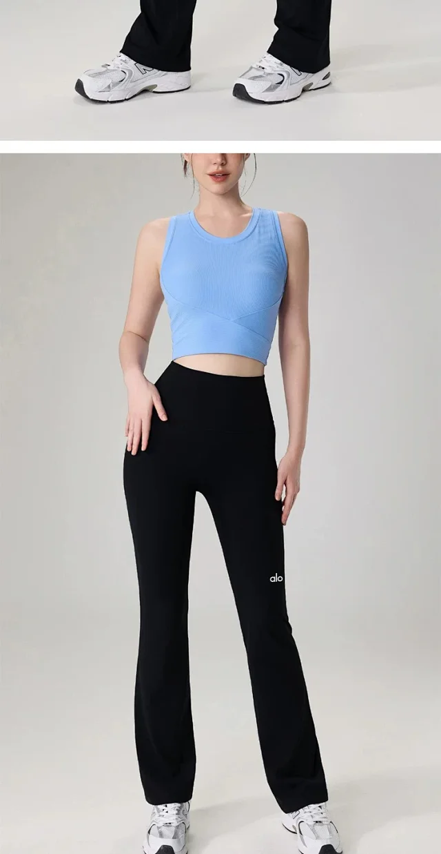 Alo Trousers High-Waisted Flared Yoga Pants product detail image 18