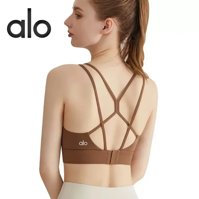Alo Underwear Strappy Cross-Back Sports Bra product detail image 3