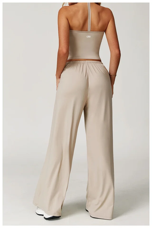alo Trousers Wide-Leg Drawstring product detail image 39