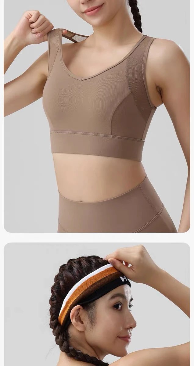Design AIO PRO Ribbed Sports Bra Activewear Top Activewear - 22
