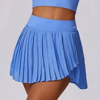 Sky blue short skirt