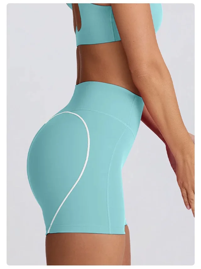 Alo Yoga Matching Sets Halter Sports Bra and High-Waisted Leggings or Shorts Set product detail image 49