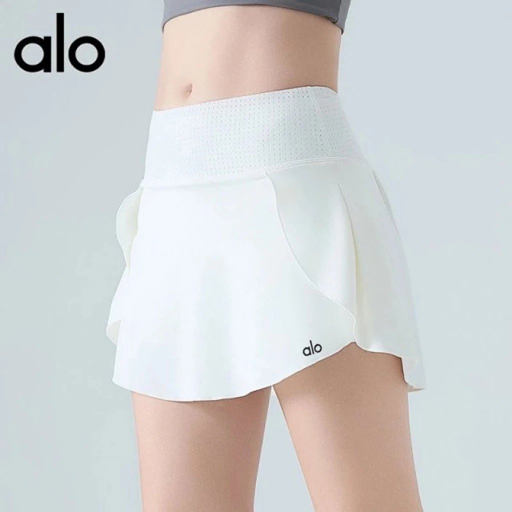 Alo Yoga Skirts High-Waisted Ruffle Tennis Skort image 3