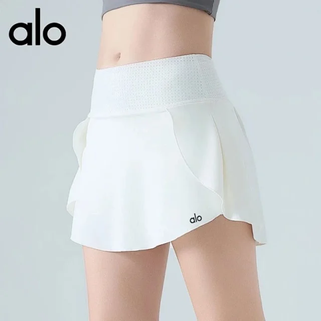 Alo Yoga Skirts High-Waisted Ruffle Tennis Skort product detail image 3