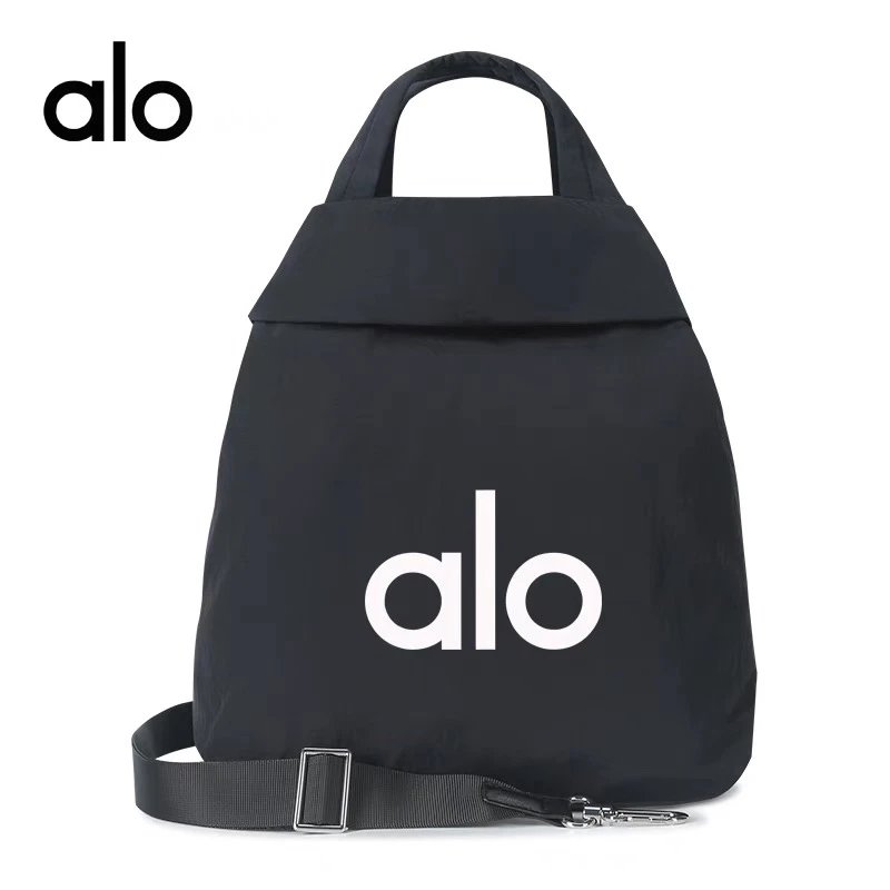 Alo Yoga Shoulder Bags Logo Nylon Bag with Adjustable Strap image 4
