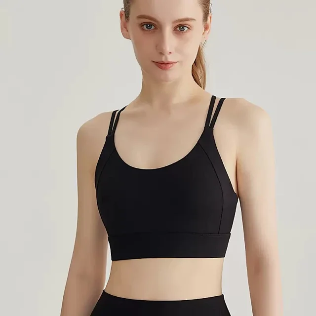 Alo Underwear Strappy Cross-Back Sports Bra product detail image 10