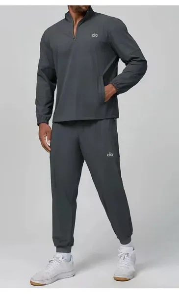 Alo Quarter-Zip Performance Top Black Activewear - 20