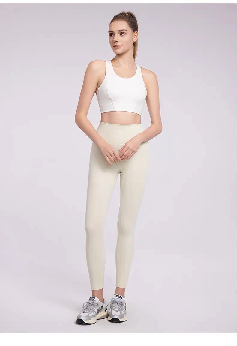 Design COLOUR Cross-Back Sports Bra Black Activewear - 23