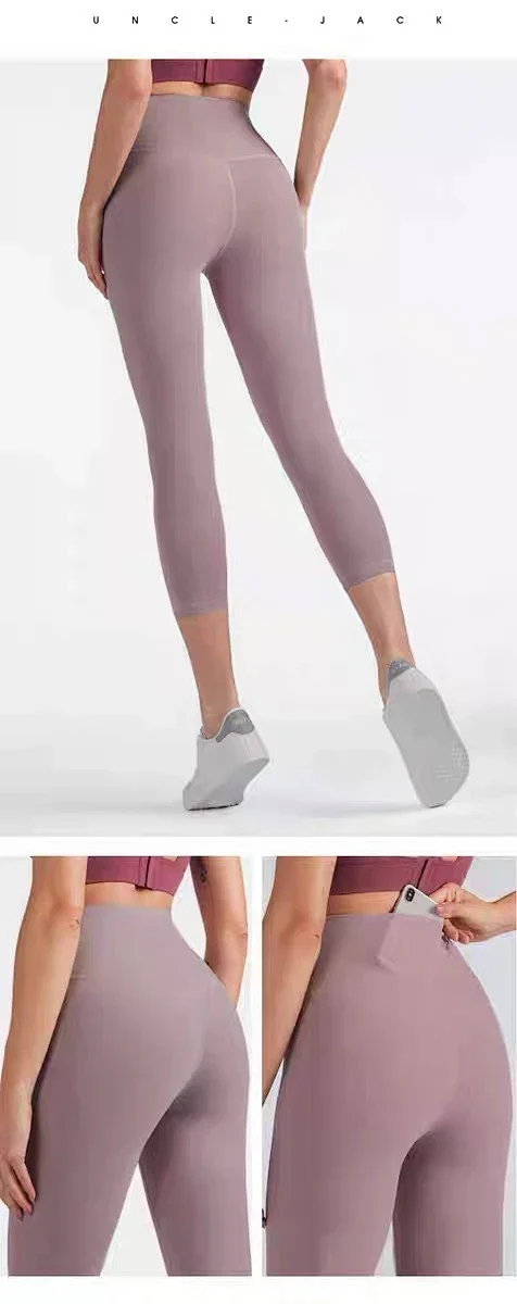 Alo Yoga Trousers High-rise 7/8 leggings product detail image 36