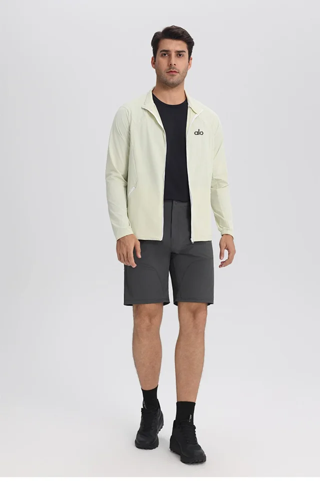 Alo Jackets Stand-collar lightweight zip jacket product detail image 2