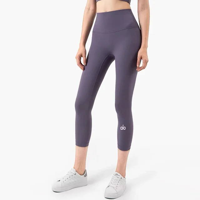 Alo Yoga Trousers High-rise 7/8 leggings product detail image 3