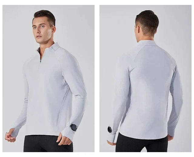 Alo Yoga T-Shirts Long-Sleeve Half-Zip Performance Top product detail image 16