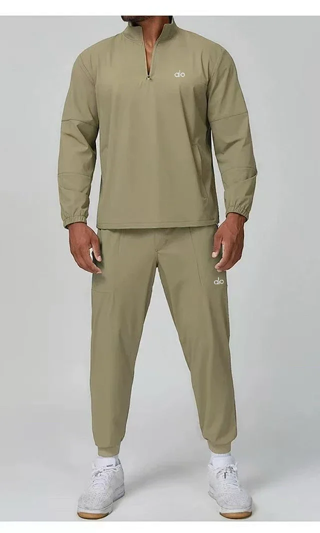 Alo Yoga Hoodies & Sweatshirts Quarter-Zip Stand-Collar Pullover product detail image 18