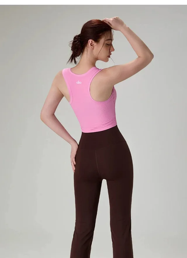 Alo Trousers High-Waisted Flared Yoga Pants product detail image 26