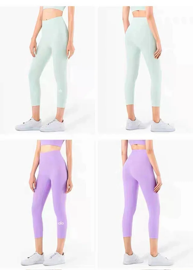 Alo Yoga Trousers High-rise 7/8 leggings product detail image 39