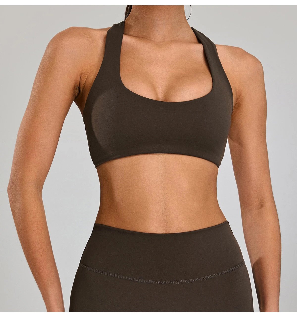 Alo Yoga High-Neck Sports Bra Black Activewear - 27