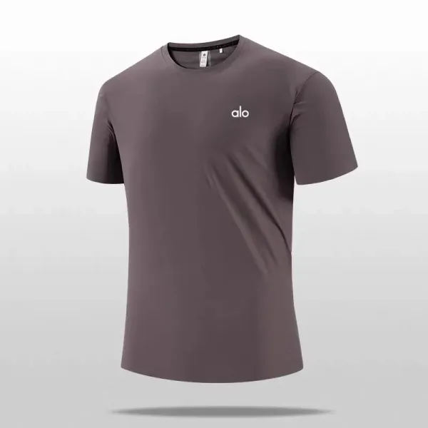 Alo Yoga Essential Performance T-Shirt Forest Green - 11