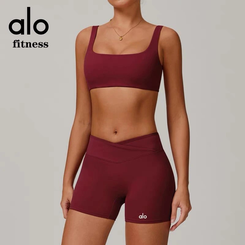 Alo Yoga Trousers Crossover-Waist Flared Leggings image 4