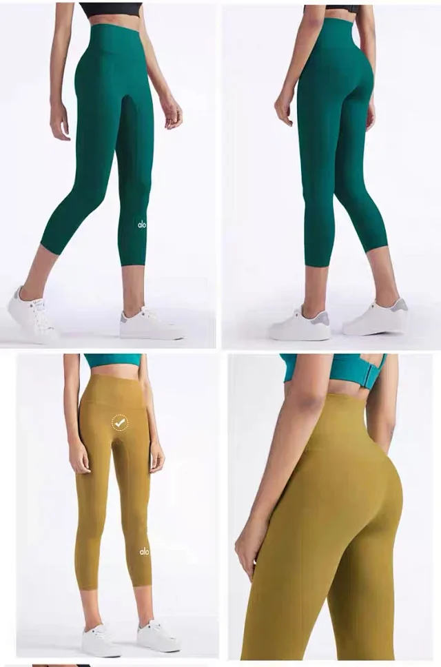 Alo Yoga Trousers High-rise 7/8 leggings product detail image 43