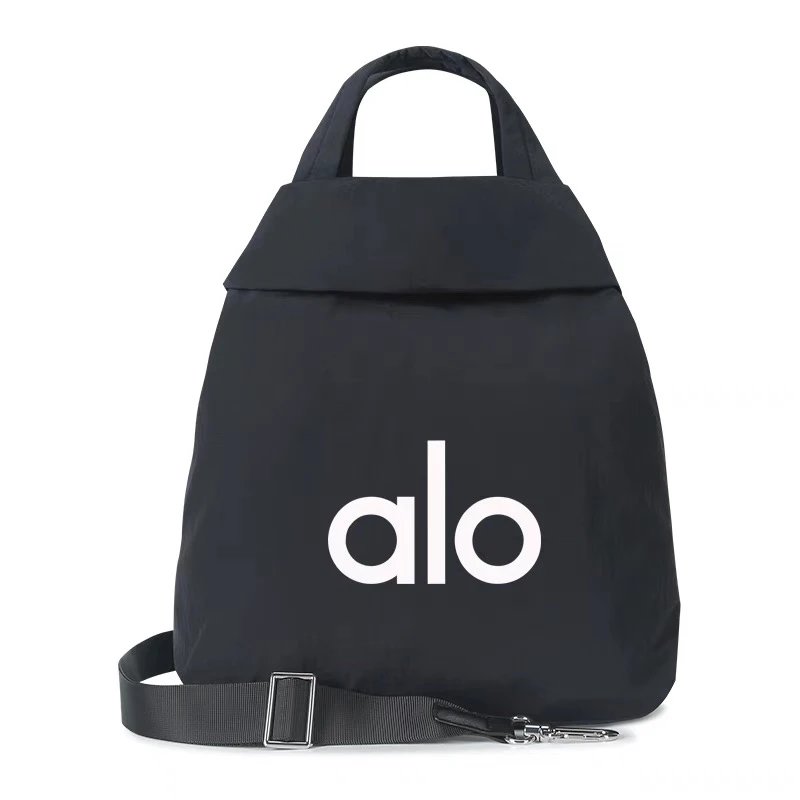 Alo Yoga Shoulder Bags Logo Nylon Bag with Adjustable Strap image 11