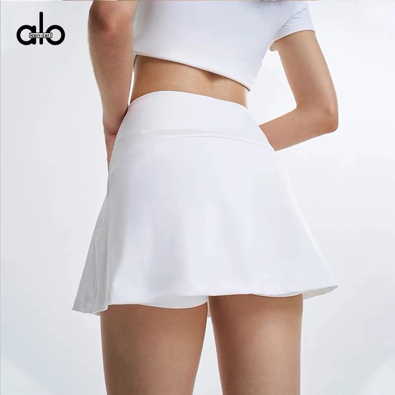 Alo Yoga Tennis Skirt Black Activewear Skirt - 4