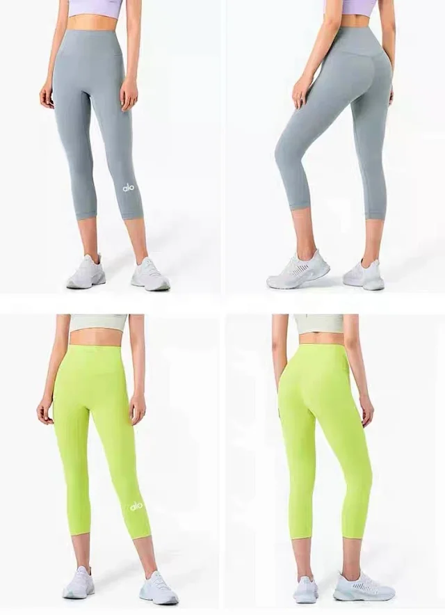 Alo Yoga Trousers High-rise 7/8 leggings product detail image 41