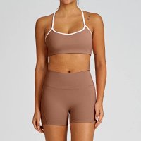 Mocha Mousse – Shorts Bra