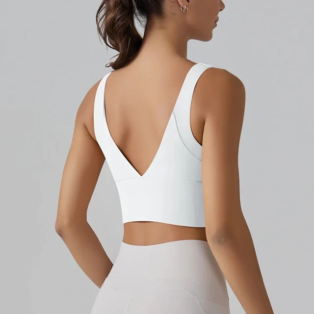 Alo Yoga Underwear Longline Scoop-Neck Sports Bra product detail image 13