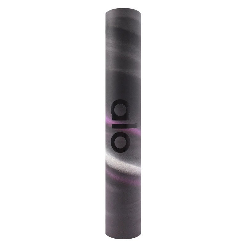 Iridescent Black-Purple with White Accent