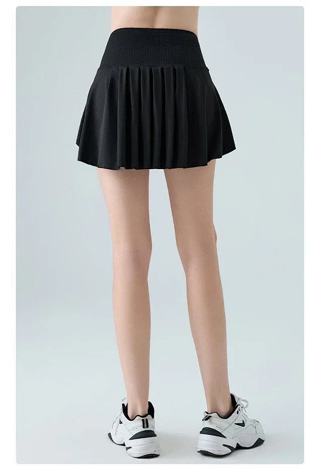 Alo Yoga Skirts High-Waisted Ruffle Tennis Skort product detail image 15