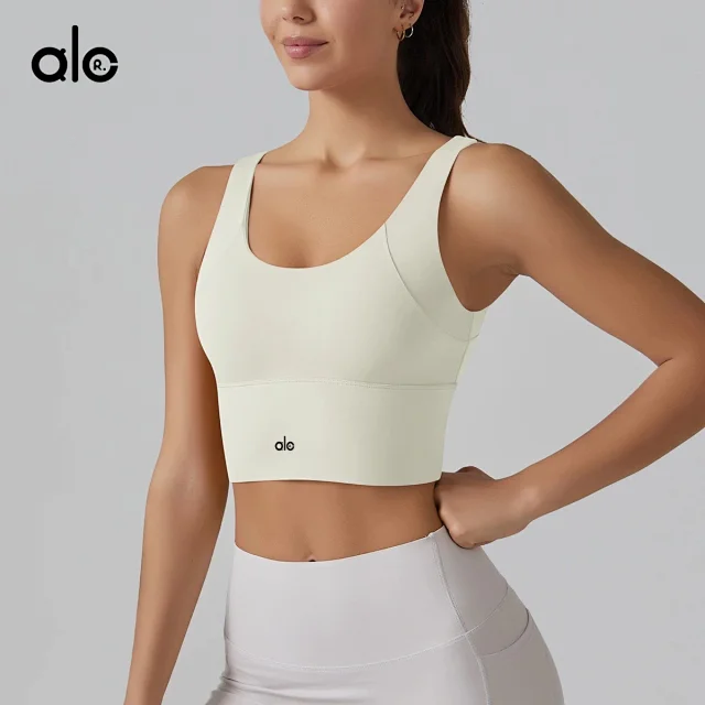 Alo Yoga Underwear Longline Scoop-Neck Sports Bra product detail image 3