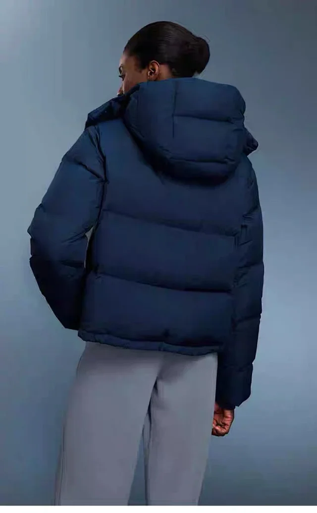 Alo Down Jackets Cropped hooded puffer jacket product detail image 26