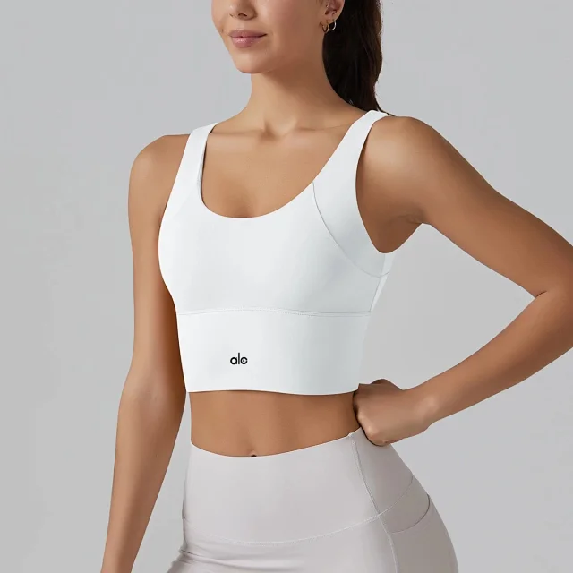 Alo Yoga Underwear Longline Scoop-Neck Sports Bra product detail image 12